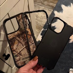 OtterBox Black and Woodland Camouflage Case
